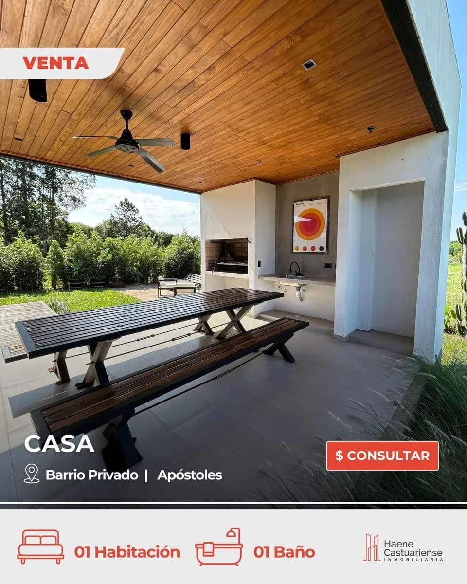 Casa tipo Container en Venta en Barrio Casas del Lago Apostoles