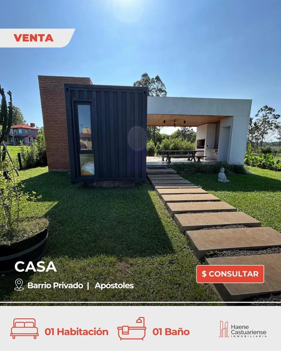 Casa tipo Container en Venta en Barrio Casas del Lago Apostoles