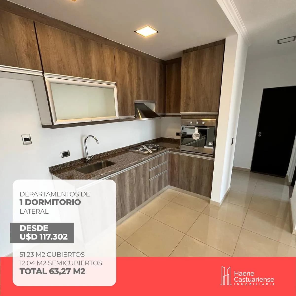 Departamento de Dos Dormitorios en Venta Sobre Costanera