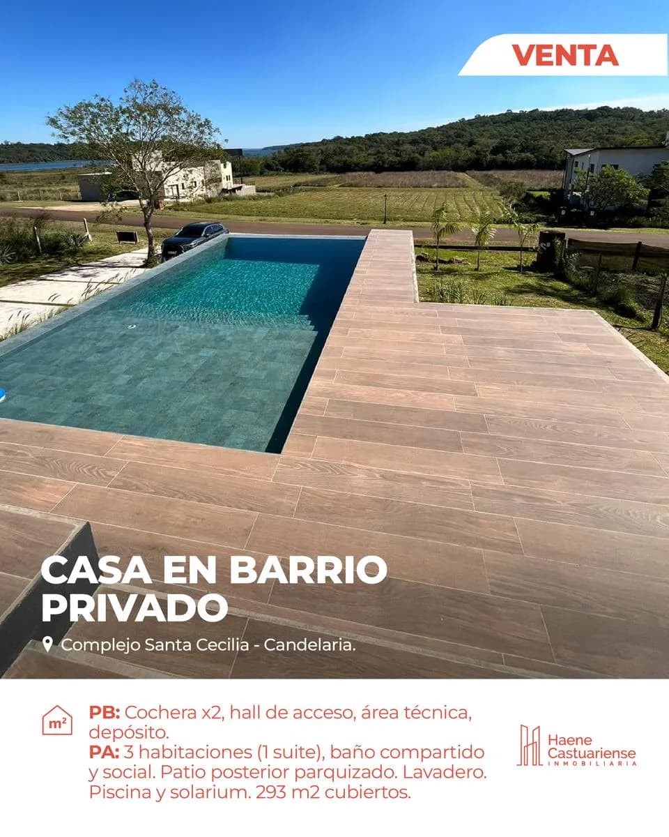Casa de 3 Dormitorios en Venta en Barrio Cerrado Santa Cecilia