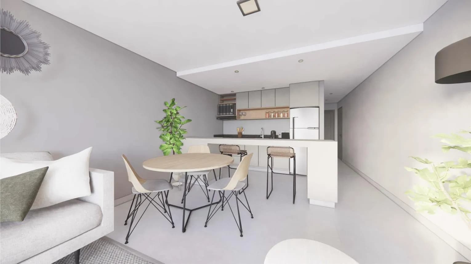 Departamento de un dormitorio en venta de pozo en Posadas