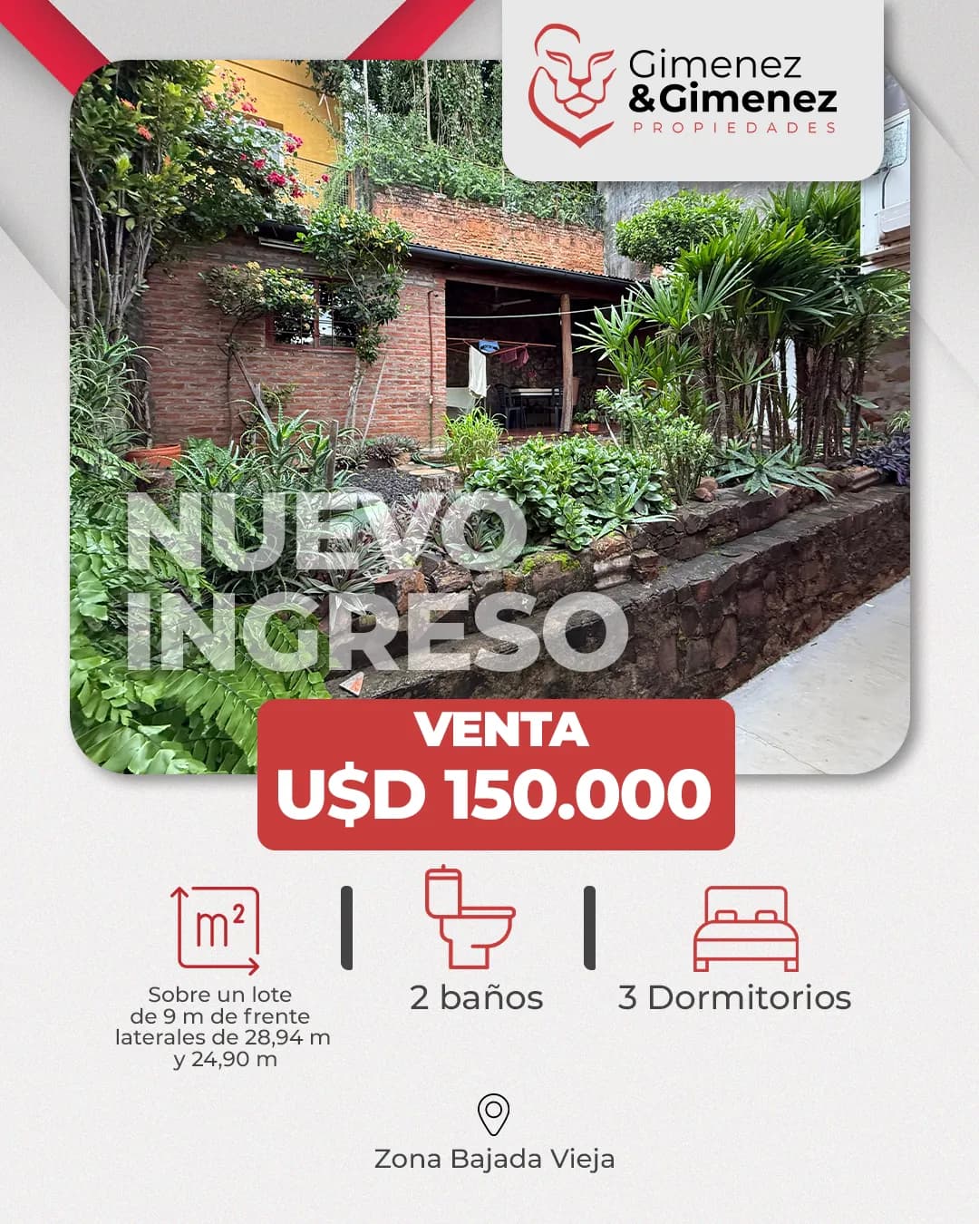 Casa en venta zona Bajada Vieja