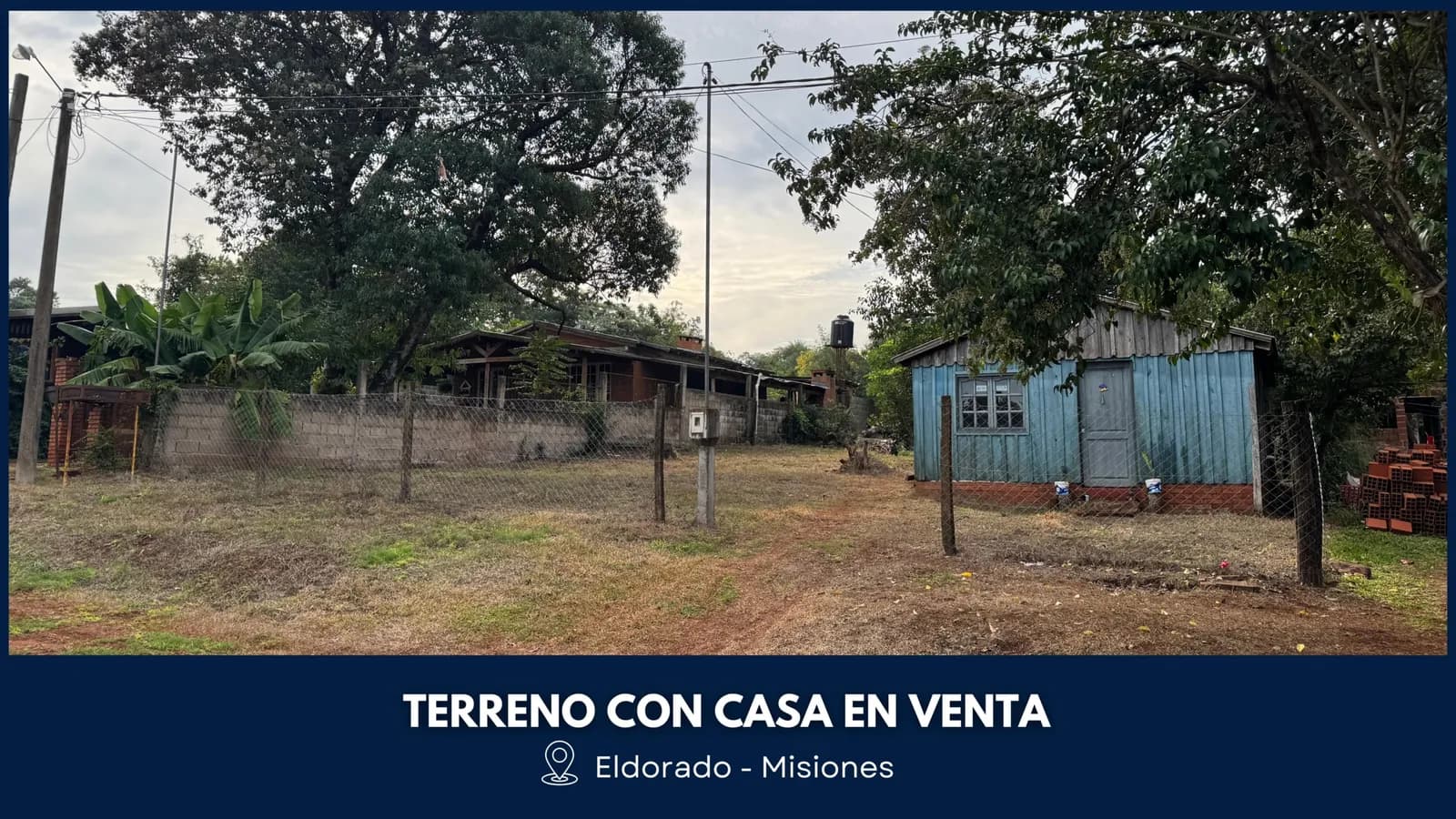 Terreno con Casita EN VENTA