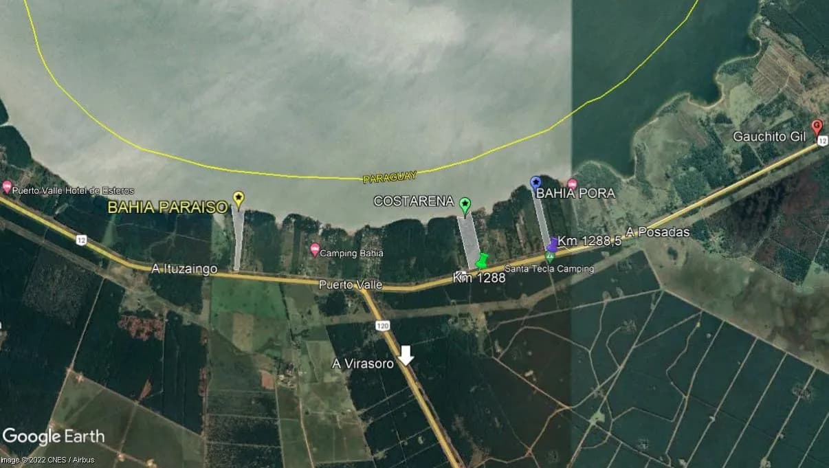 LOTE en Bahia Pora, Santa Tecla, prox al rio