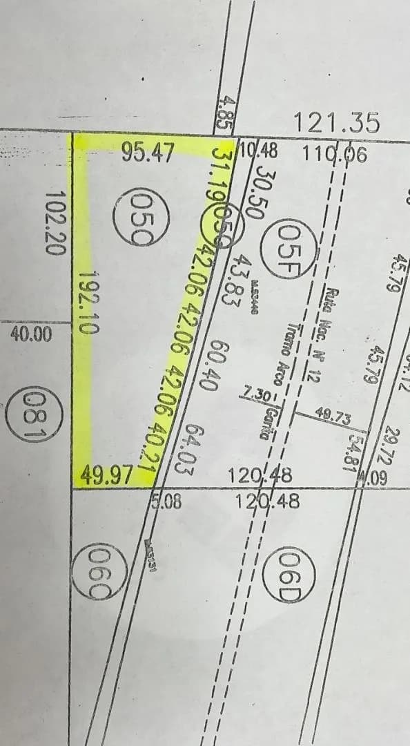 Terreno en venta sobre Ruta By Pas Ruta 105 Arco Corrientes