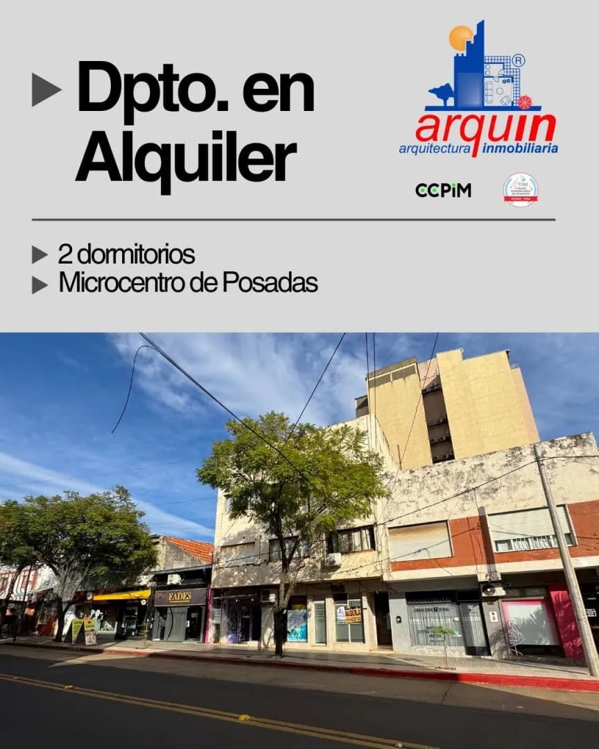 ALQUILER DPTO. 2 Dorm. CENTRICO
