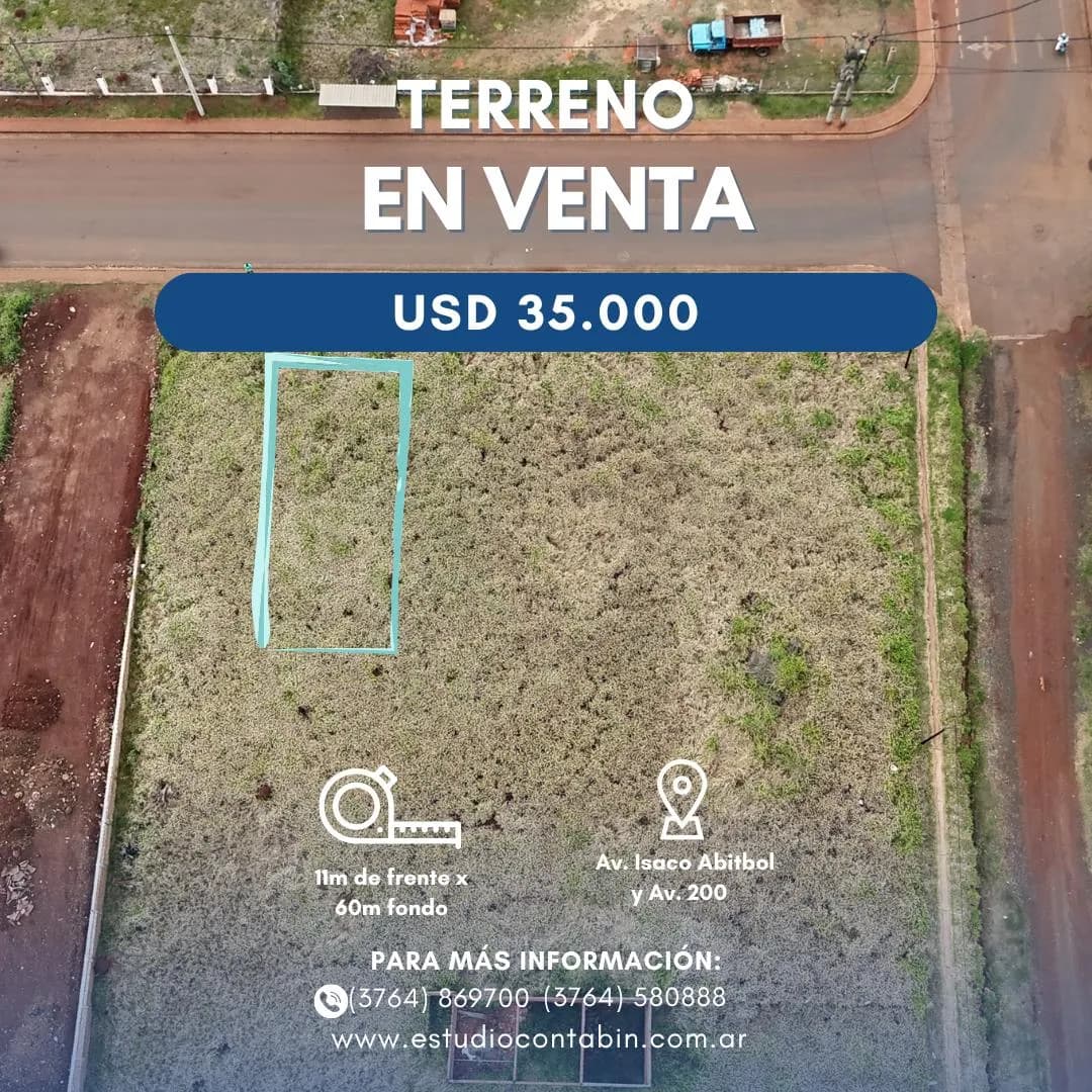 Terreno en  venta Itaembe Mini