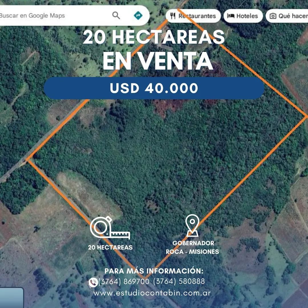 Lotes en venta frente al Rio