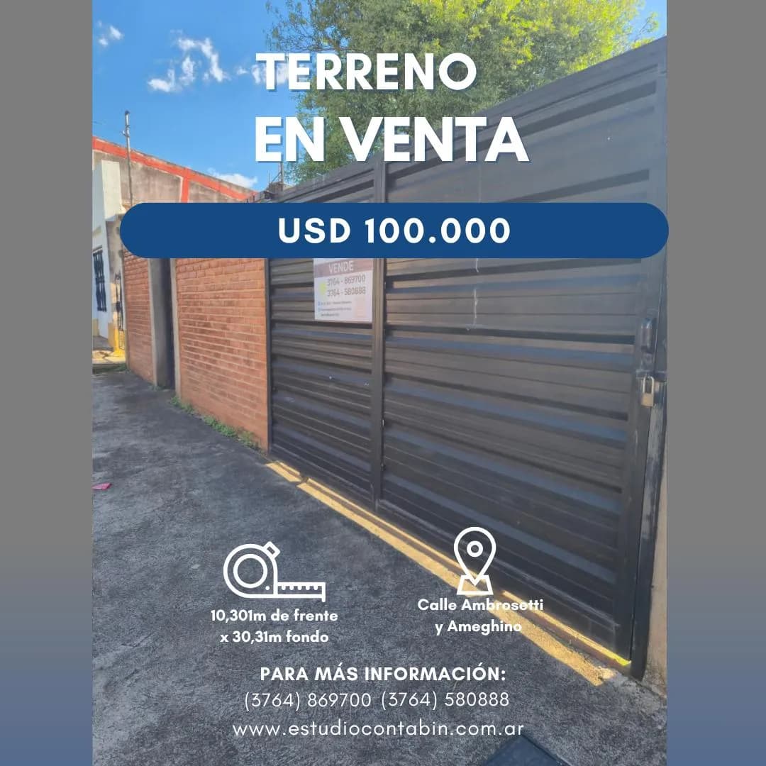 Terreno en venta Posadas Misiones