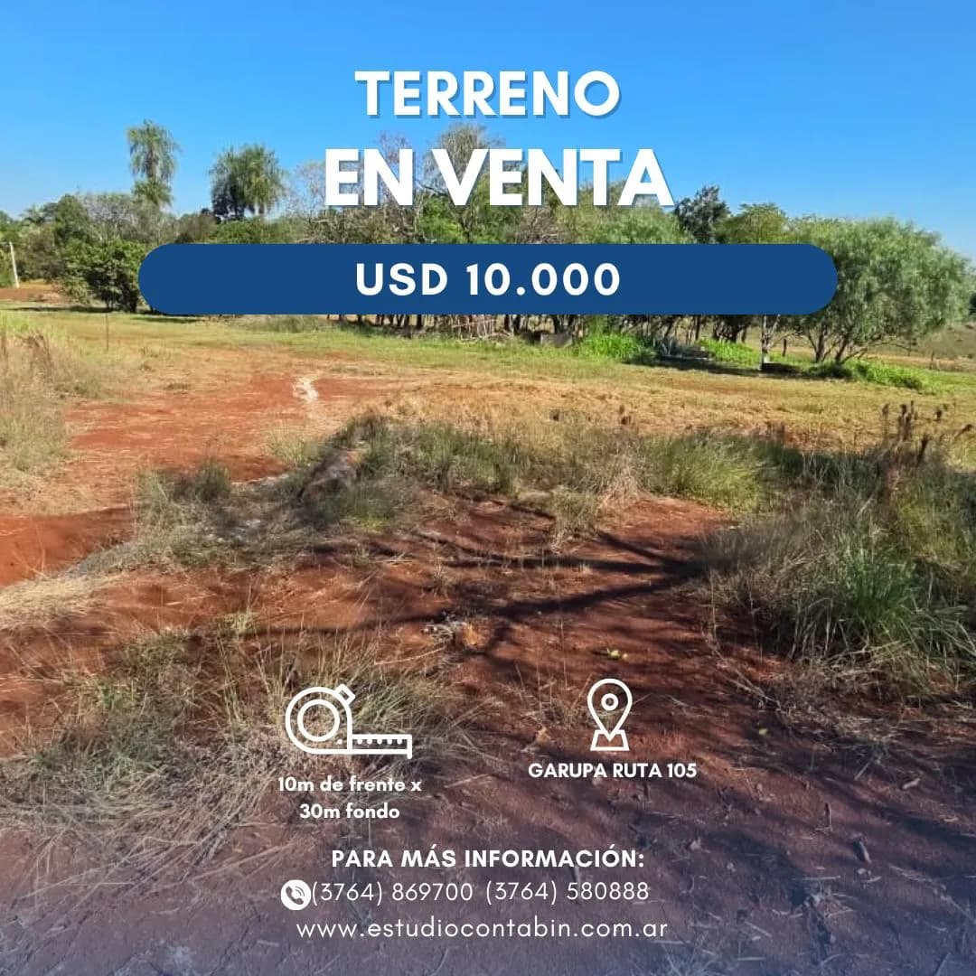Terreno EN VENTA GARUPA