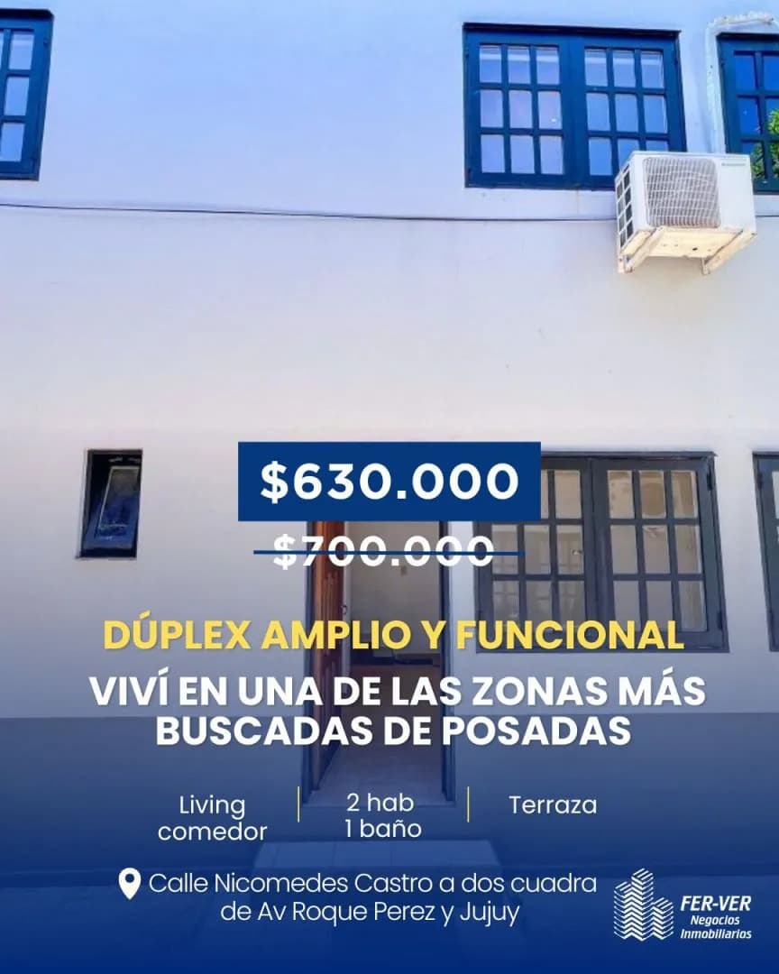 Dúplex en alquiler en Villa Sarita