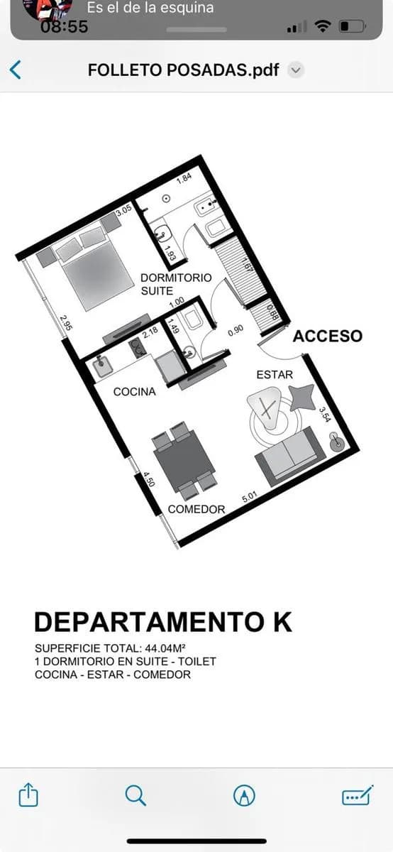 Departamento en  venta Torre IPLyC Costanera