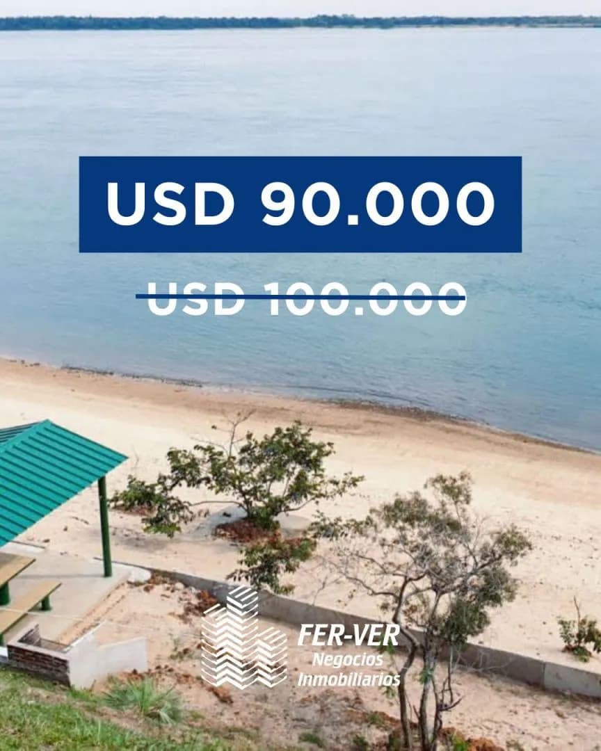 LOTE EN VENTA. ITUZAINGO CORRIENTES. B° SAN GARÁ. FRENTE AL RIO PARANA