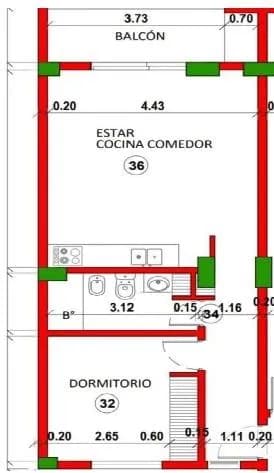 Departamento en venta un dormitorio centro Posadas