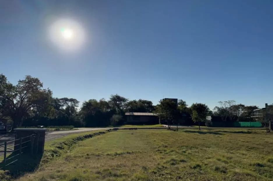Amplio terreno soleado con vegetación