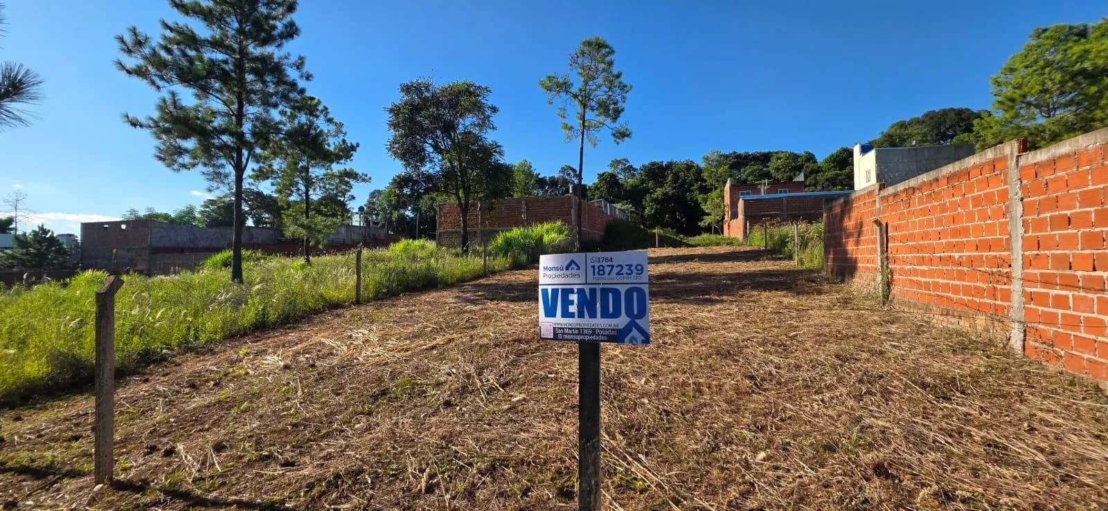 Terreno de 400m2 en Oberá