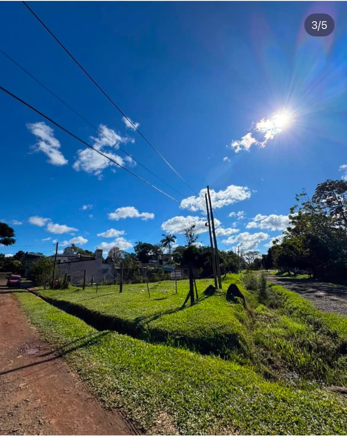 Amplio terreno soleado en venta