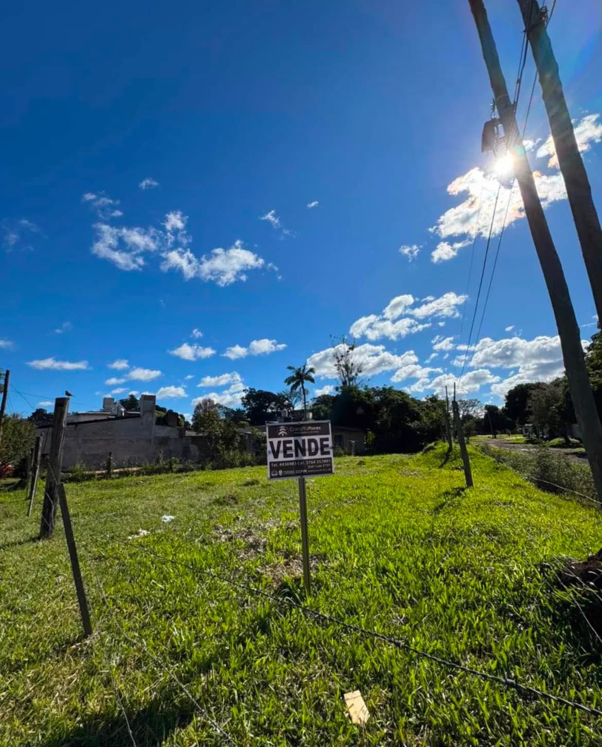 Terreno en venta con cartel