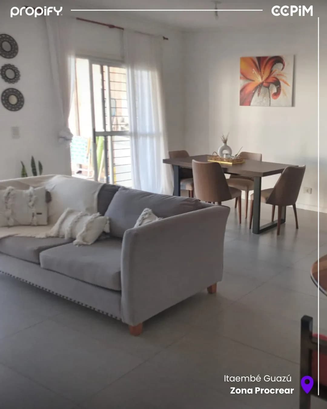 Living comedor moderno y luminoso
