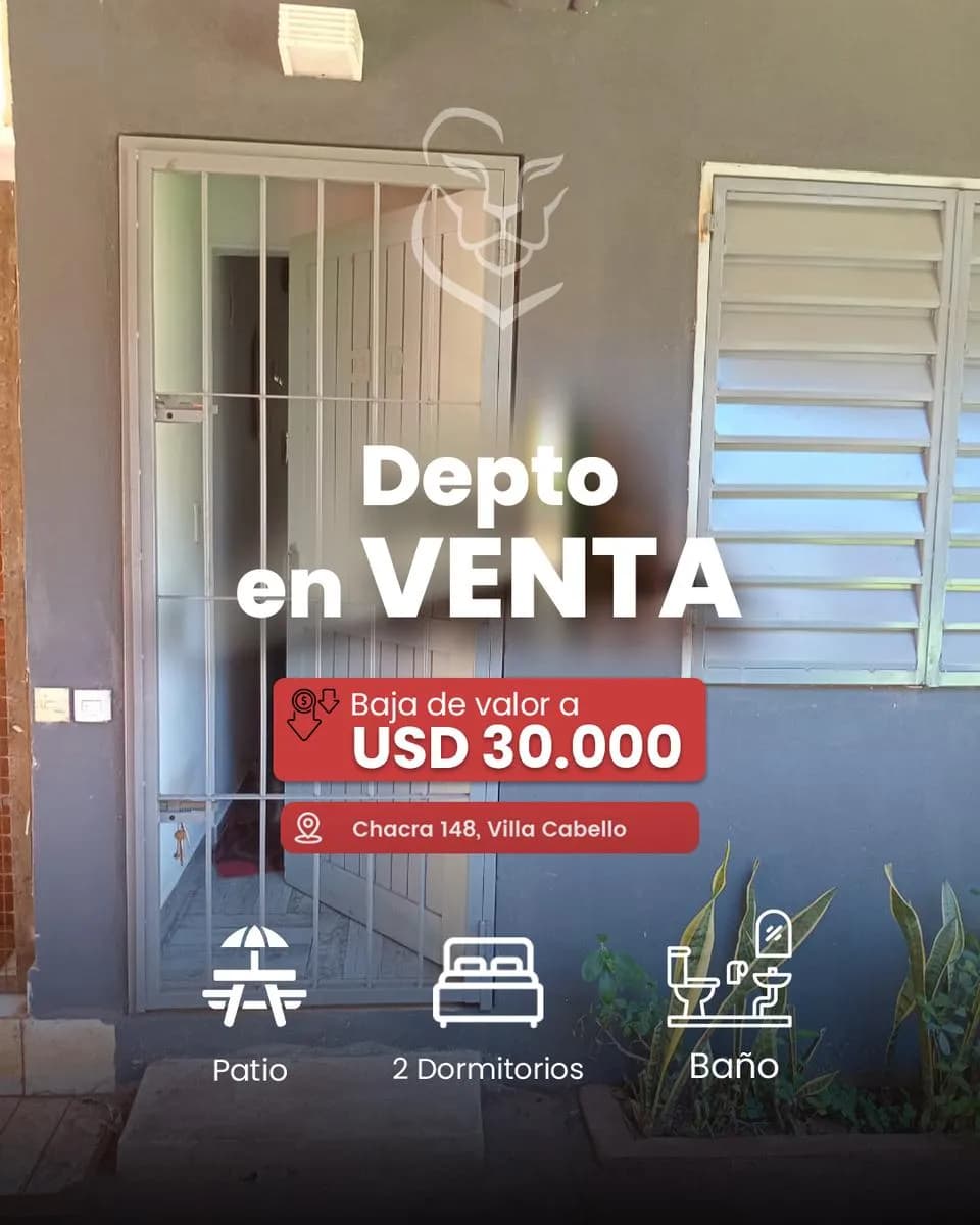 Departamento en  Villa Cabello