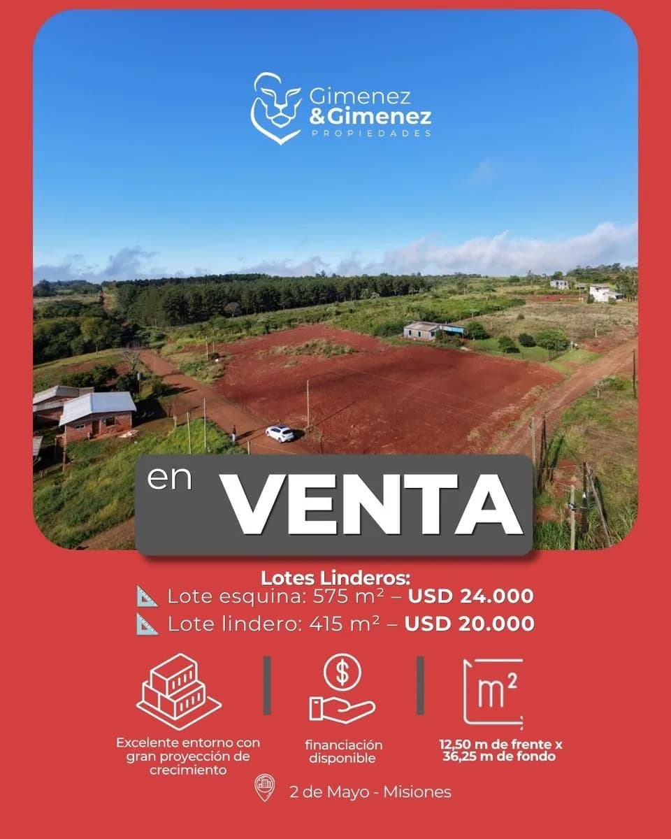 Terreno en 2 De Mayo