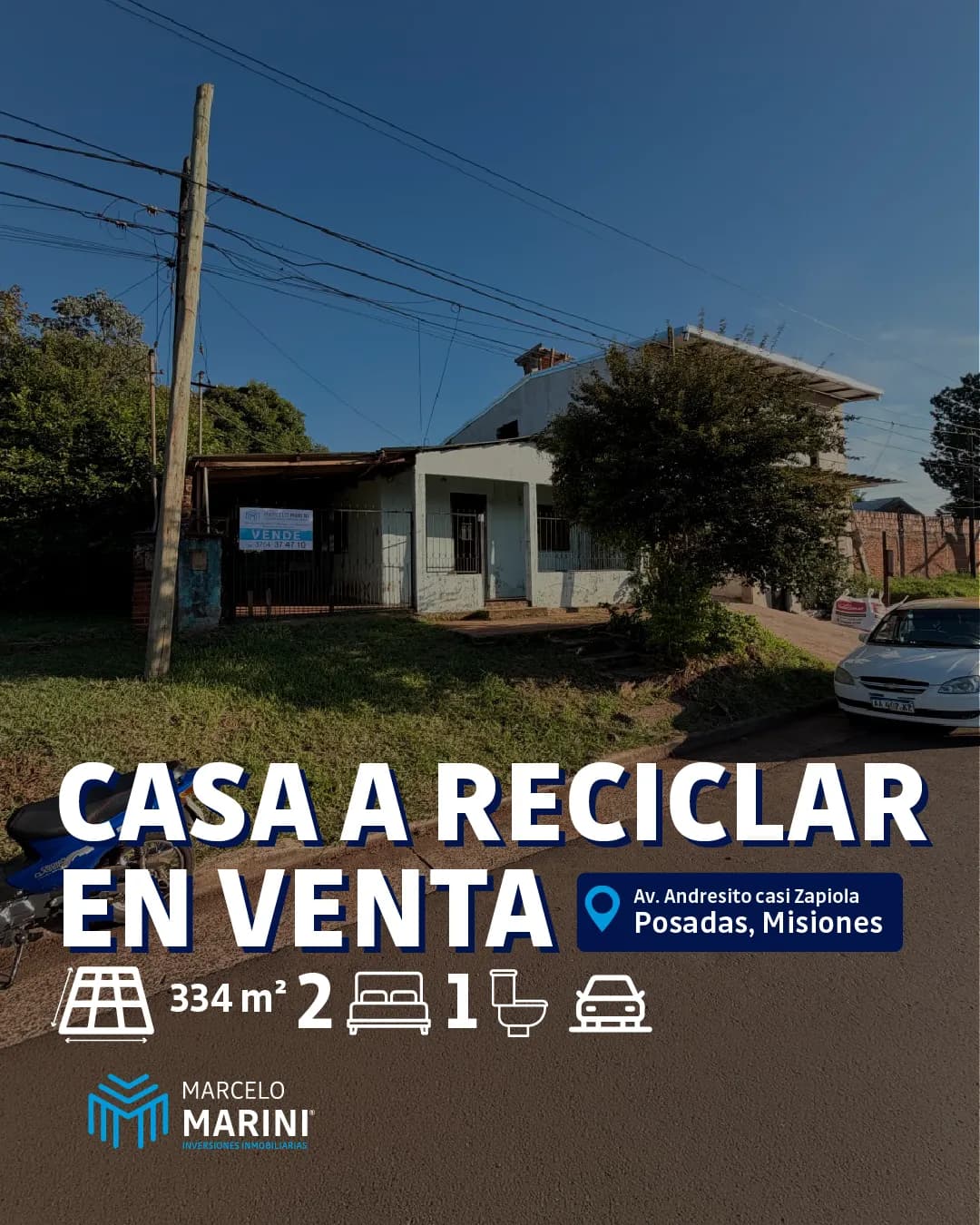 Casa a reciclar en venta
