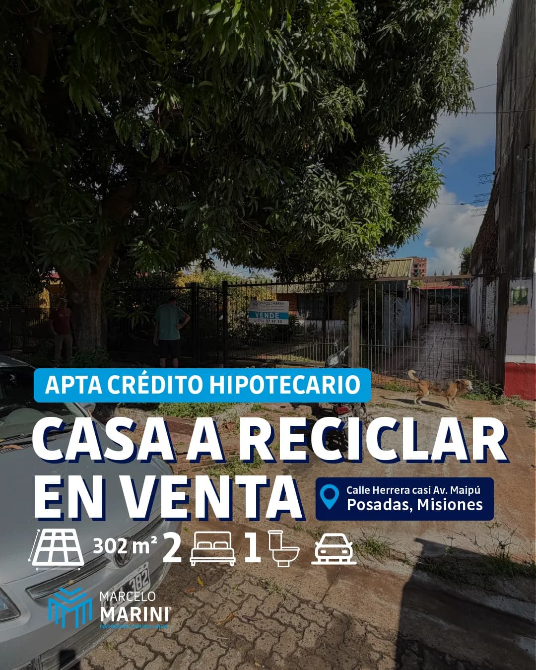 Casa a reciclar en venta