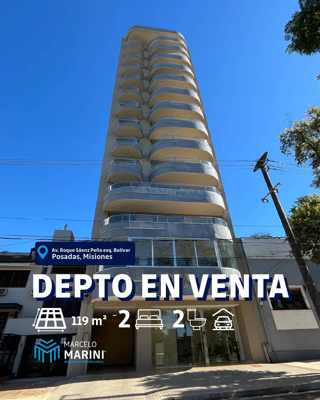 Departamento en venta en edificio moderno