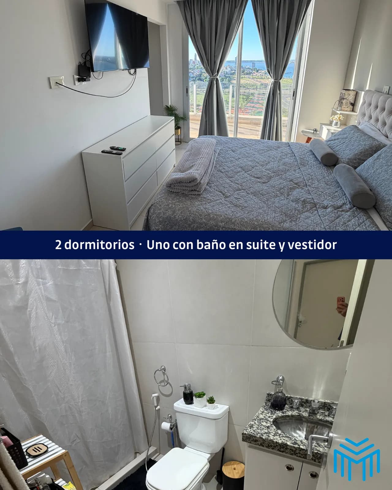 Dormitorio principal con baño en suite