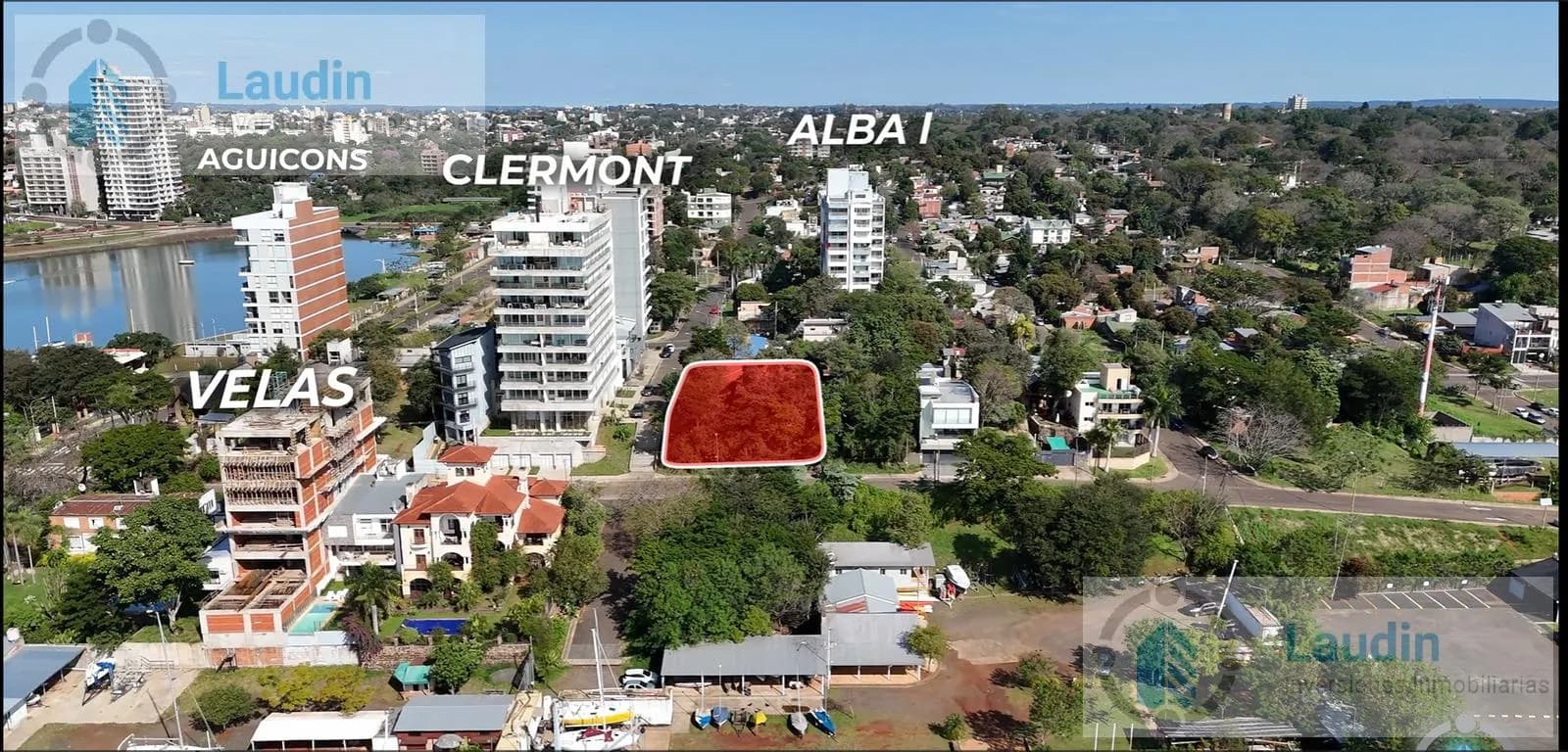 Importante terreno en  venta frente al rio en Posadas ideal para desarrollo en altura