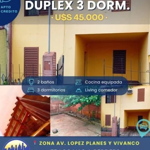 CASA 3 DORMITORIOS