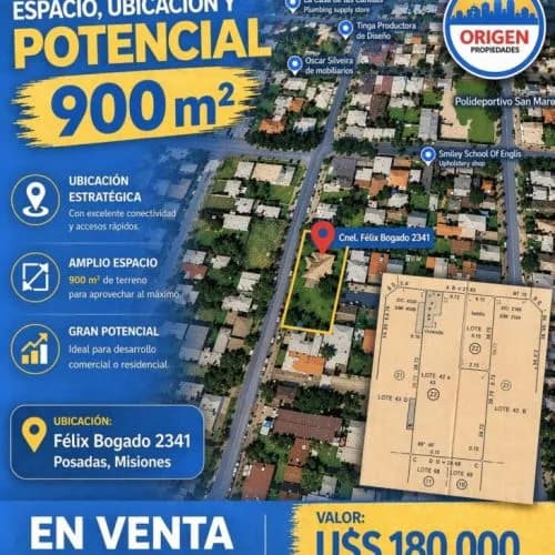 Terreno en venta