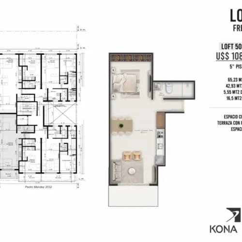 Loft a estrenar con amenities