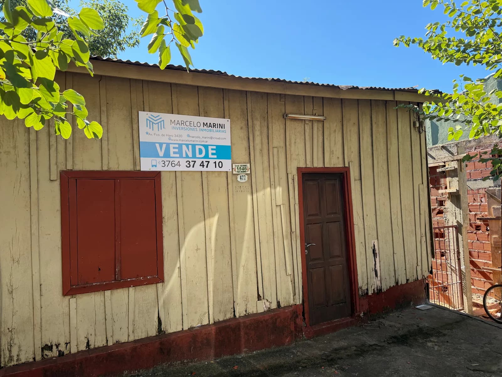 Casa de madera en venta