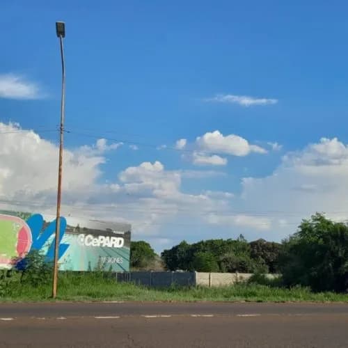 Terreno sobre ruta frente Cepard