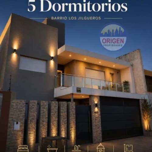 Hermosa casa de 5 dorm. (Los Jilgueros)