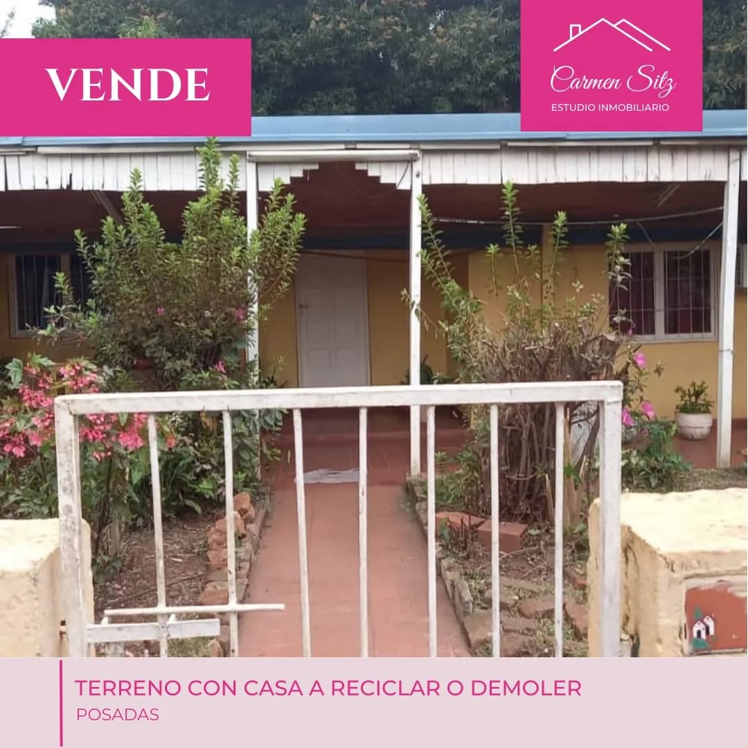 Terreno con casa a reciclar