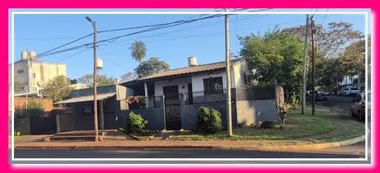 Casa de una planta en esquina