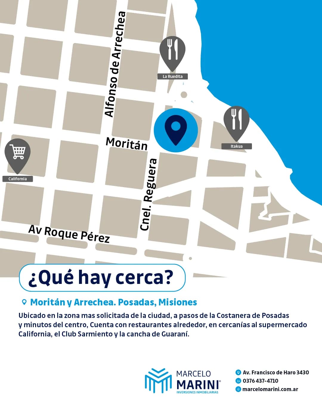 Mapa de ubicación de propiedad inmobiliaria