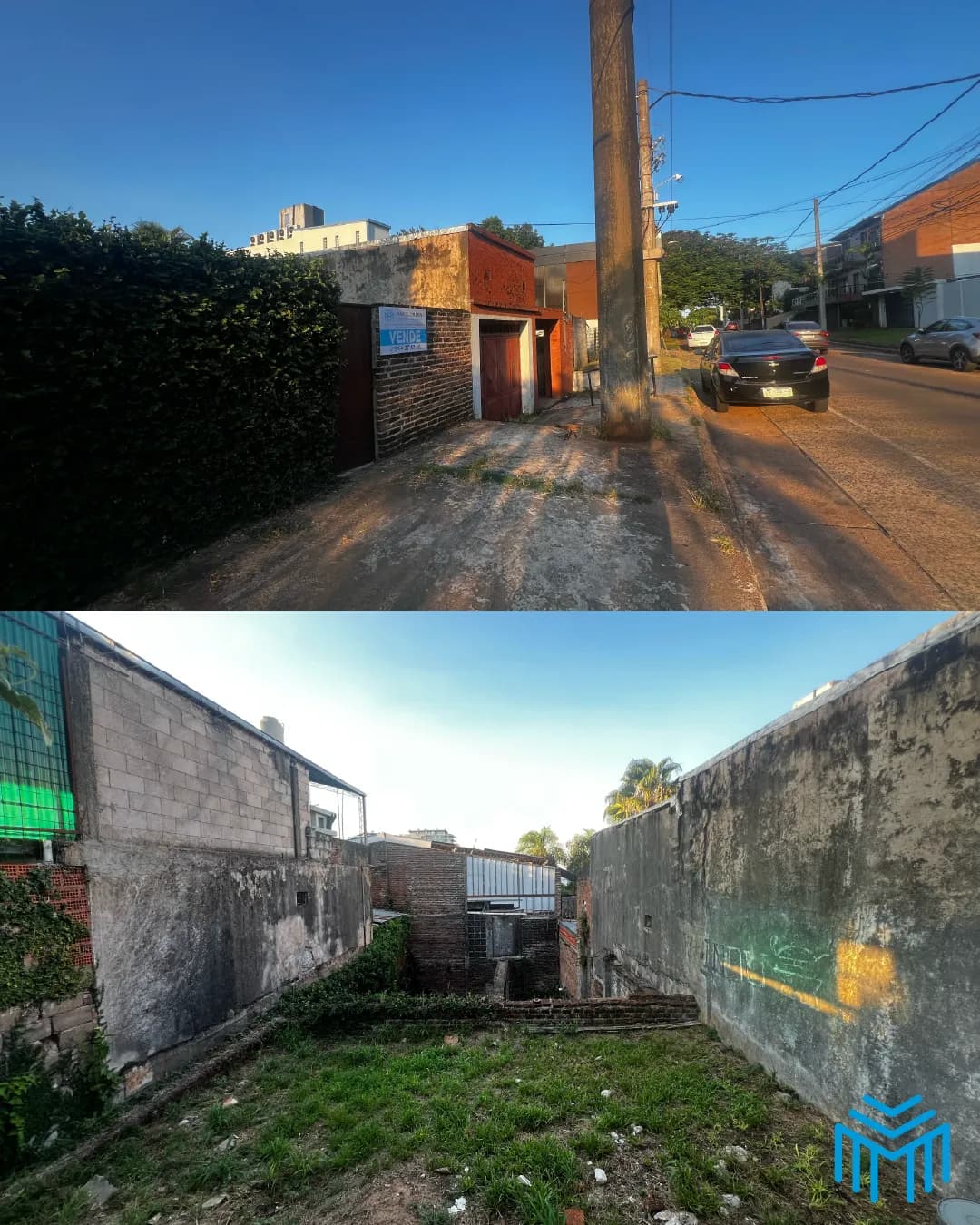 Propiedad y terreno en venta
