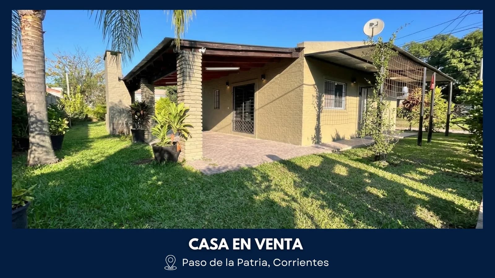 Casa en venta con amplio jardín