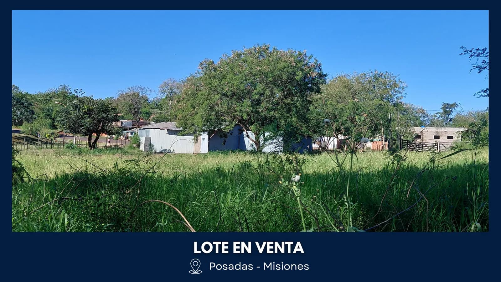 Terreno arbolado en venta en Posadas