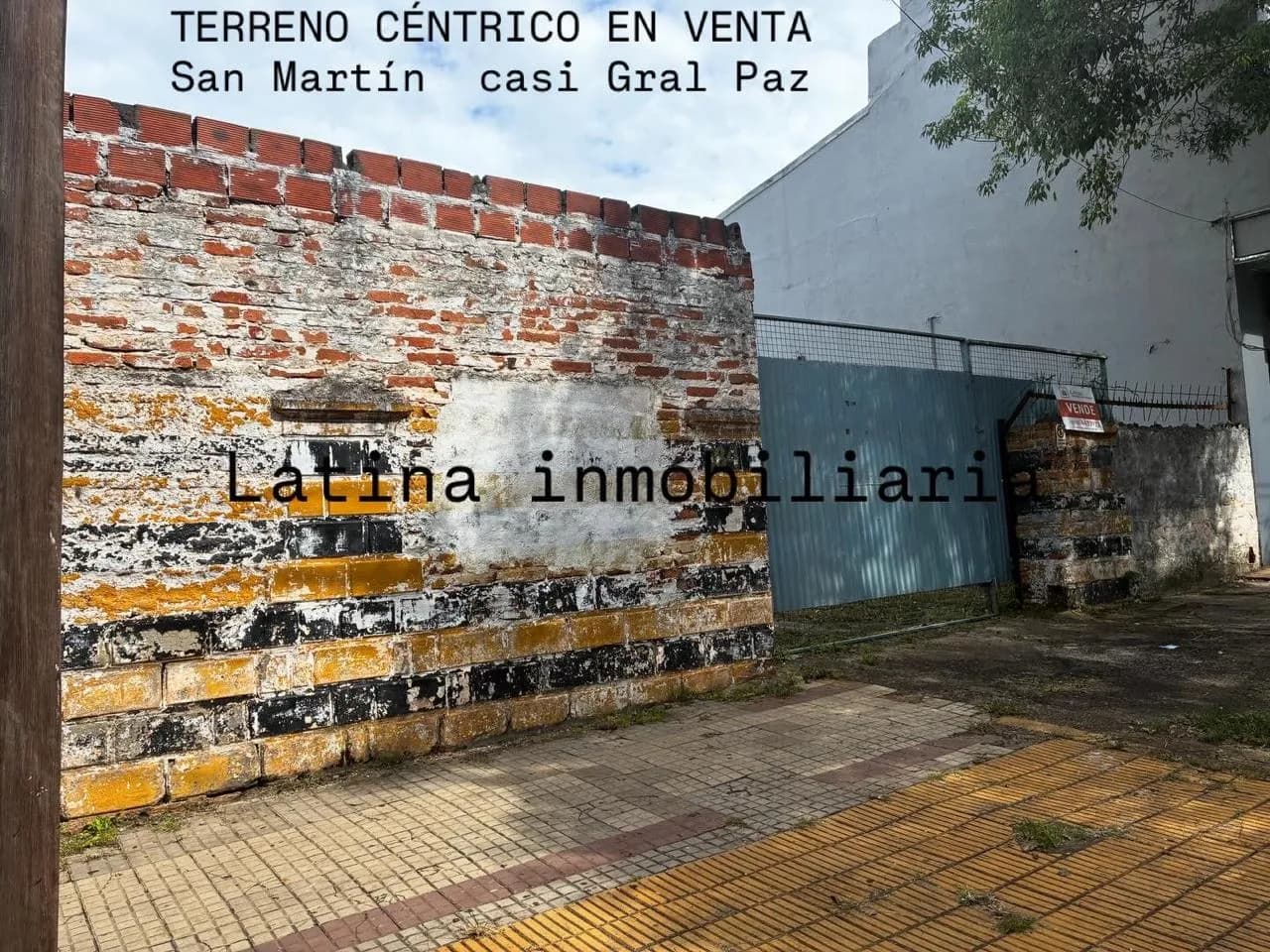 Terreno céntrico en venta