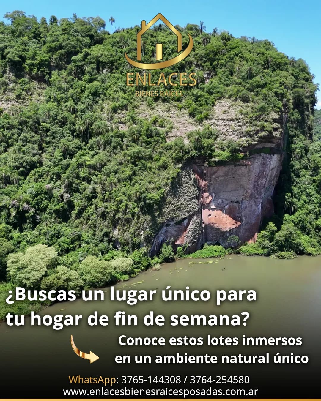 Lotes en un entorno natural