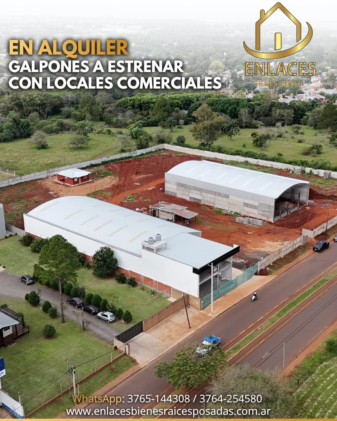 Galpones comerciales a estrenar en alquiler