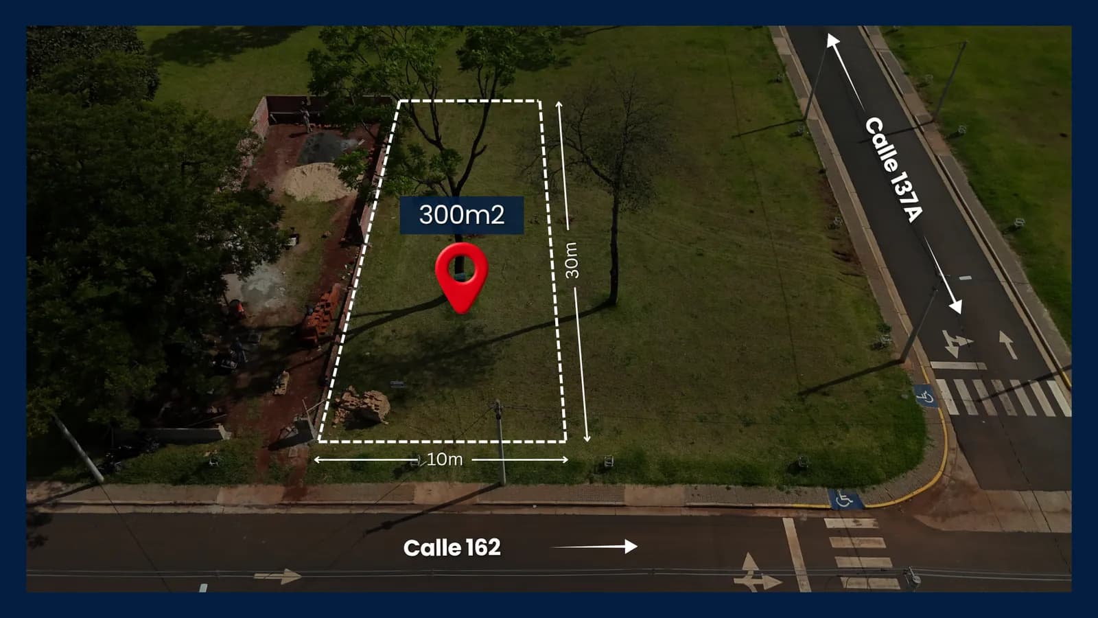 Terreno en venta de 300 m²
