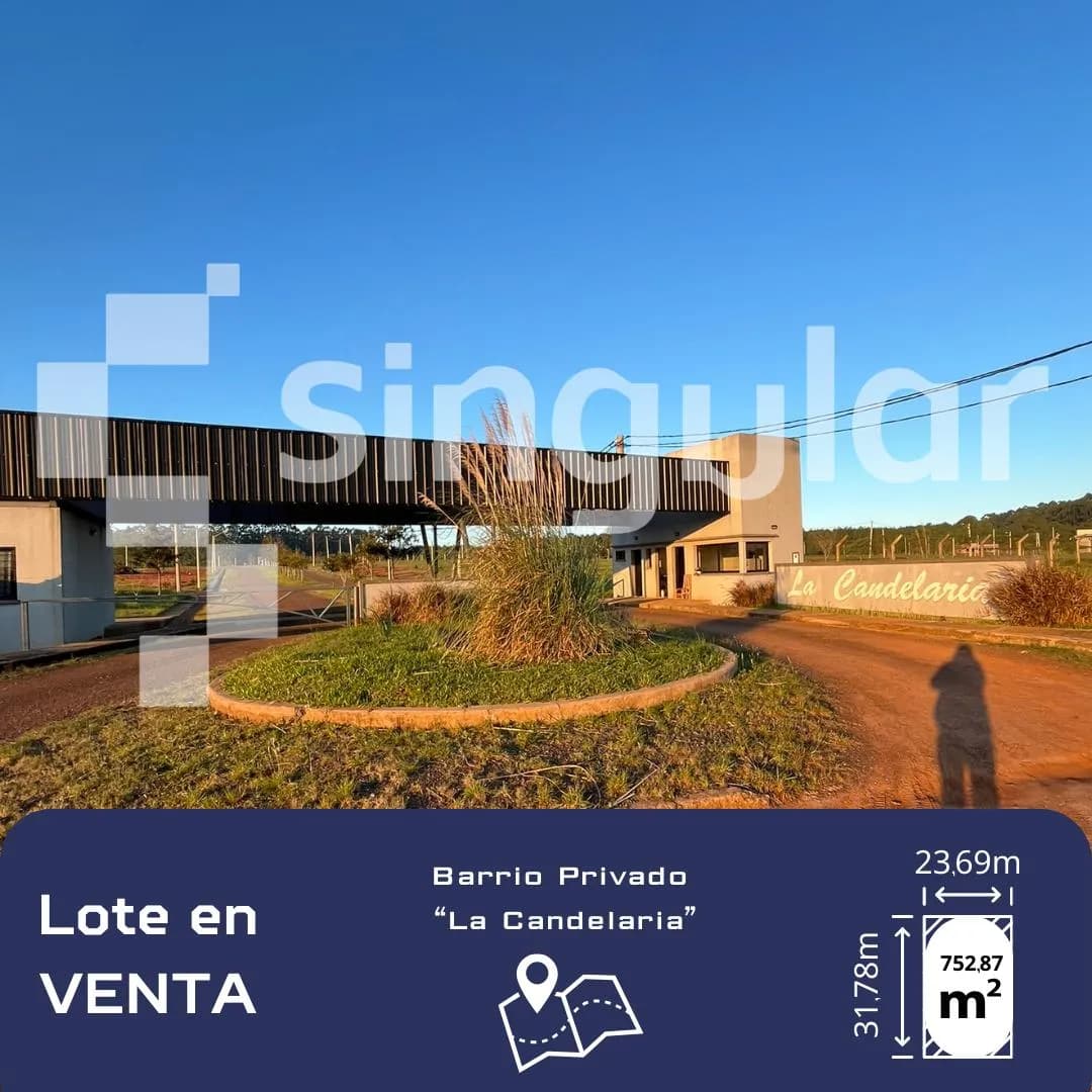 Lote en Venta en Barrio Privado en Candelaria - Misiones
