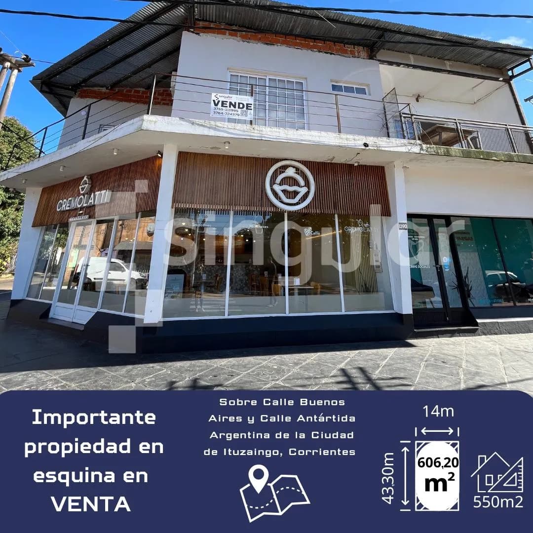 Propiedad con Locales, departamentos y casa EN VENTA en Ituzaingó - Corrientes