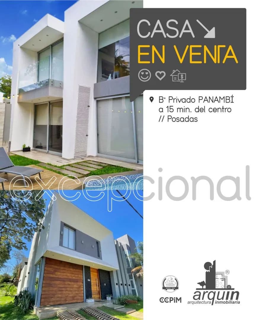 GRAN CASA MODERNA DE 3 DORMITORIOS EN VENTA Y EN ALQUILER!!