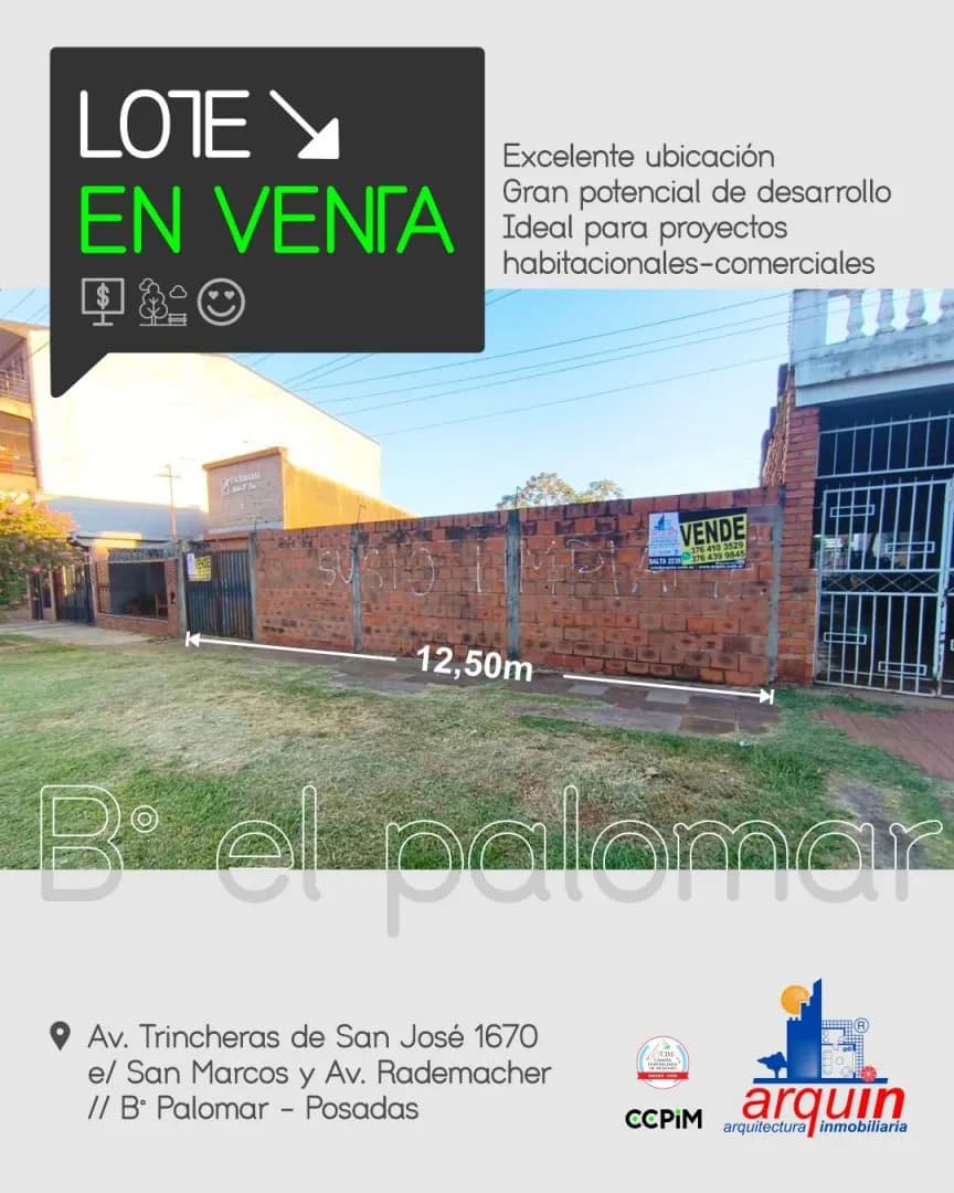 IMPORTANTE TERRENO en VENTA, en POSADAS.